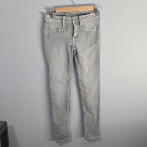 American Eagle Outfitters Light‎ Gray Skinny Jeans for Women